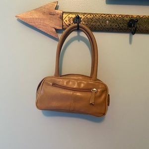 Brown hand bag